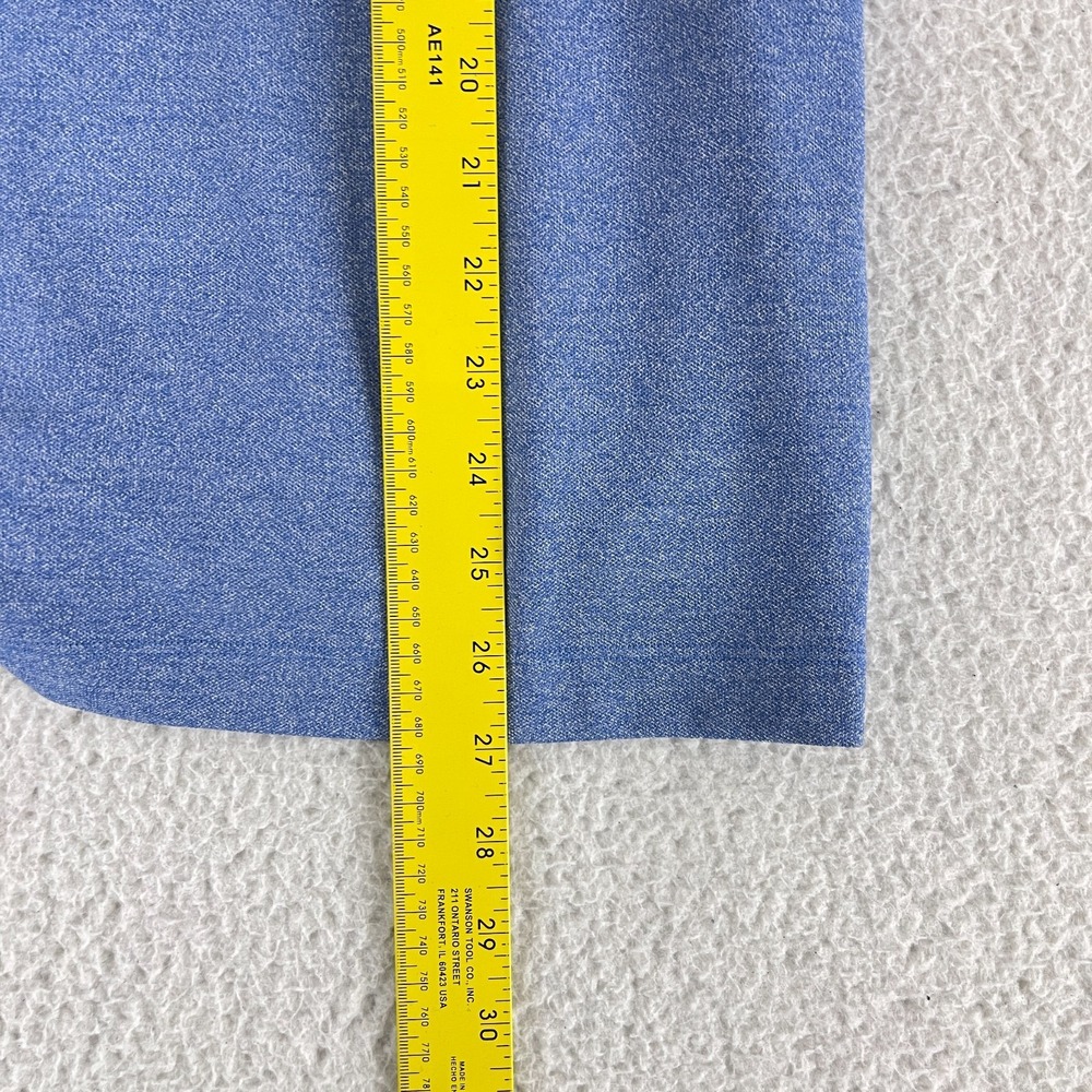 Lululemon Evolution Polo Shirt Mens Small Blue Short Sleeve Casual Golf Active - Picture 7 of 11